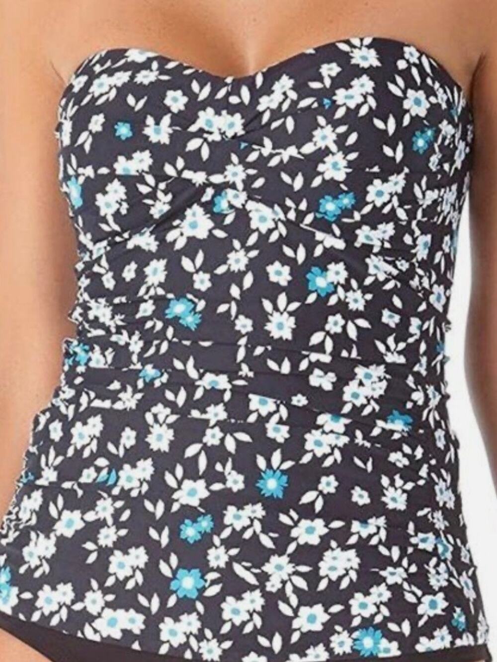 Anne Cole Beautiful Bunches Floral Tankini XS NWT